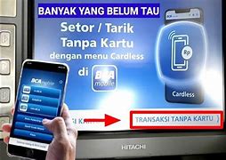 Cara Setor Tunai Atm Bni Tanpa Kartu